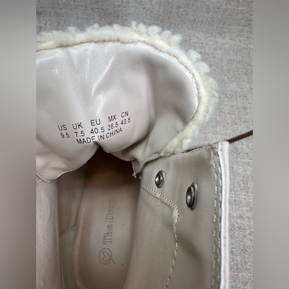 The Drop Caleb Shearling Hiking ankle boots women’s size 9.5 NWT NWOB outdoor - Picture 7 of 9